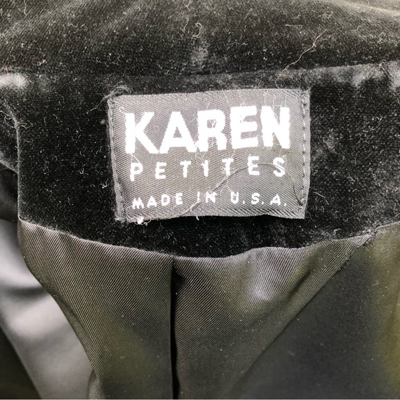 REDUCED: Karen Petites Black Wool Coat, no size shown - Picture 11 of 14